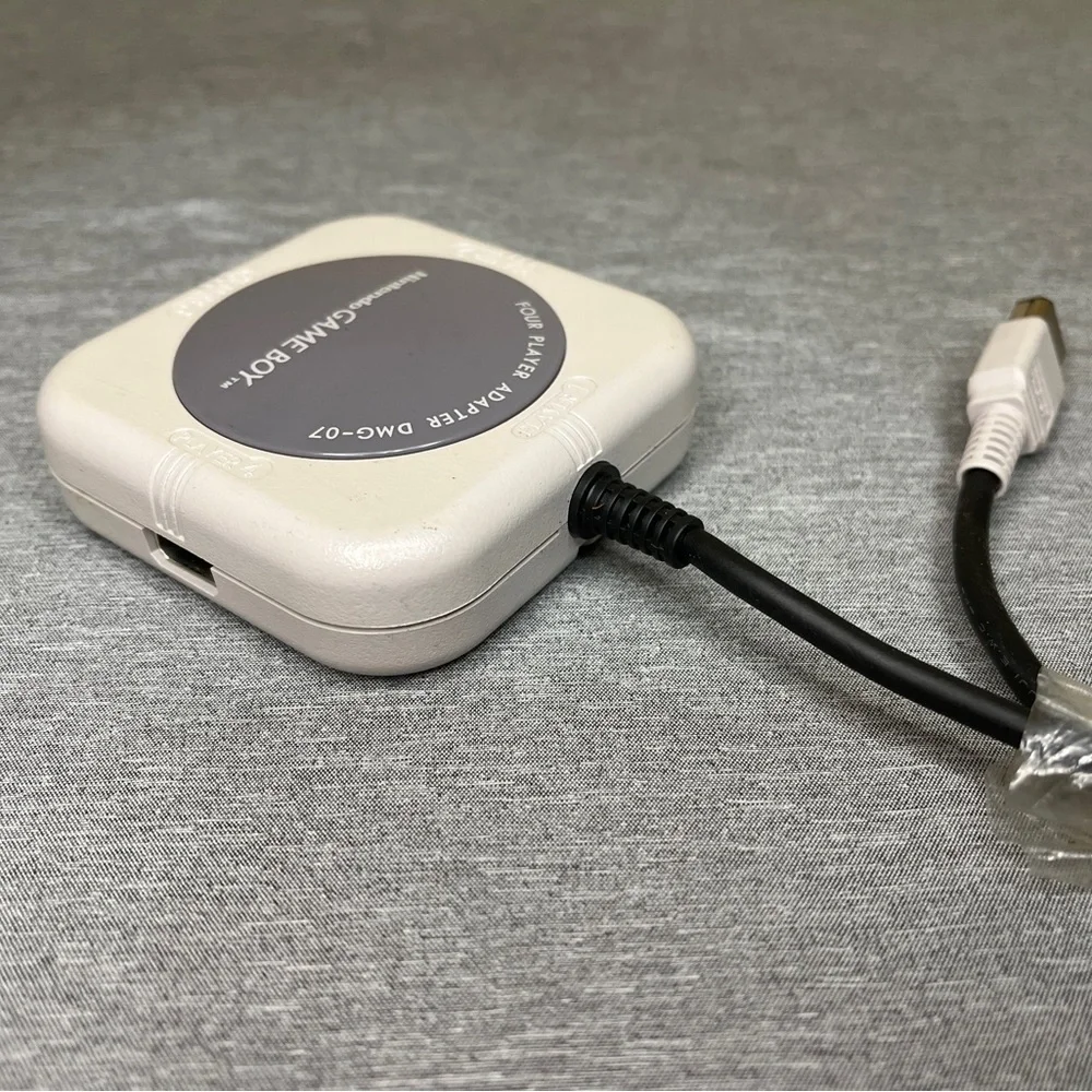 Nintendo OEM Game Boy Four Player Adapter Cable DMG-07 Tested Works